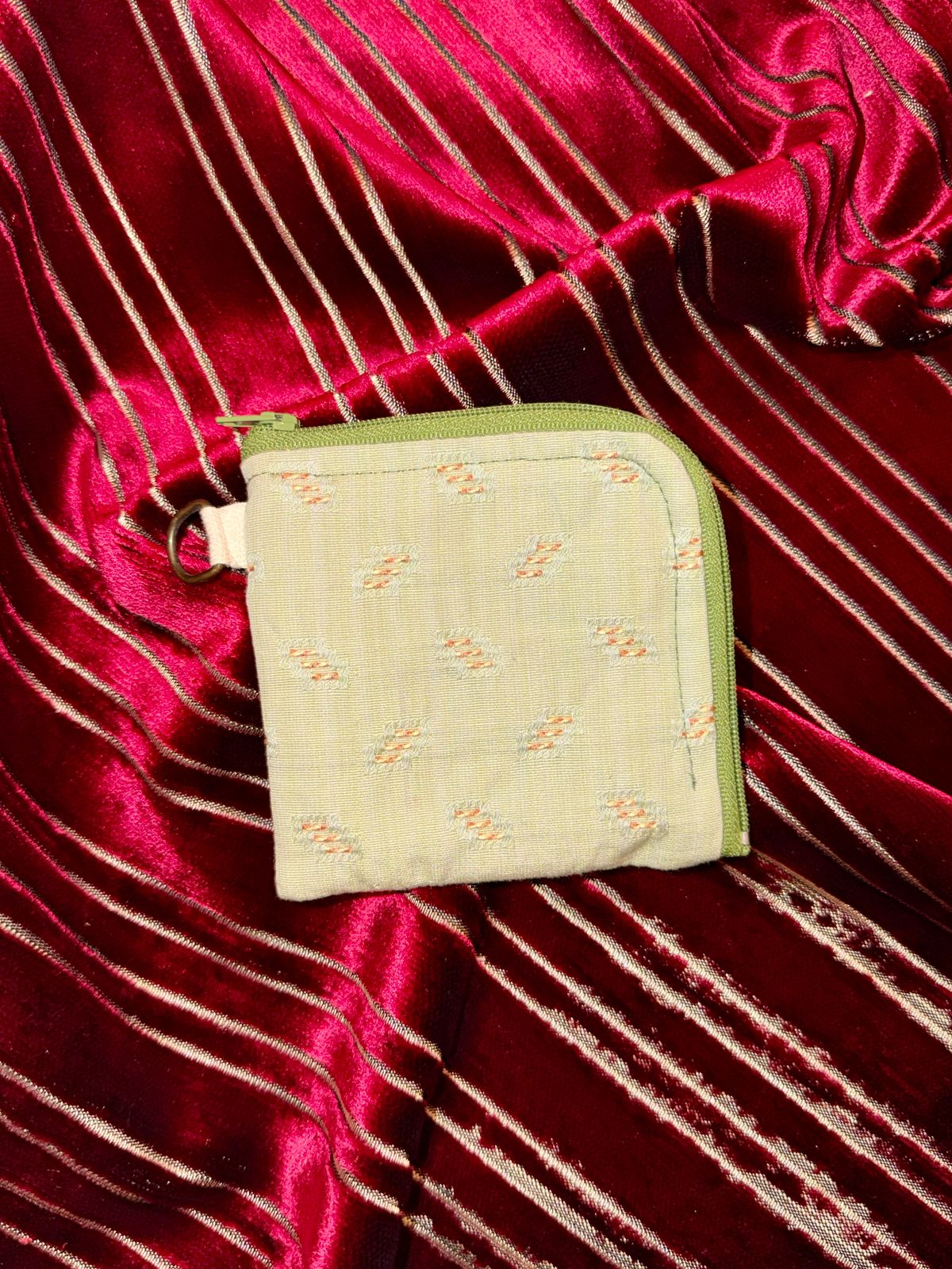 Upcycled Square Wallet