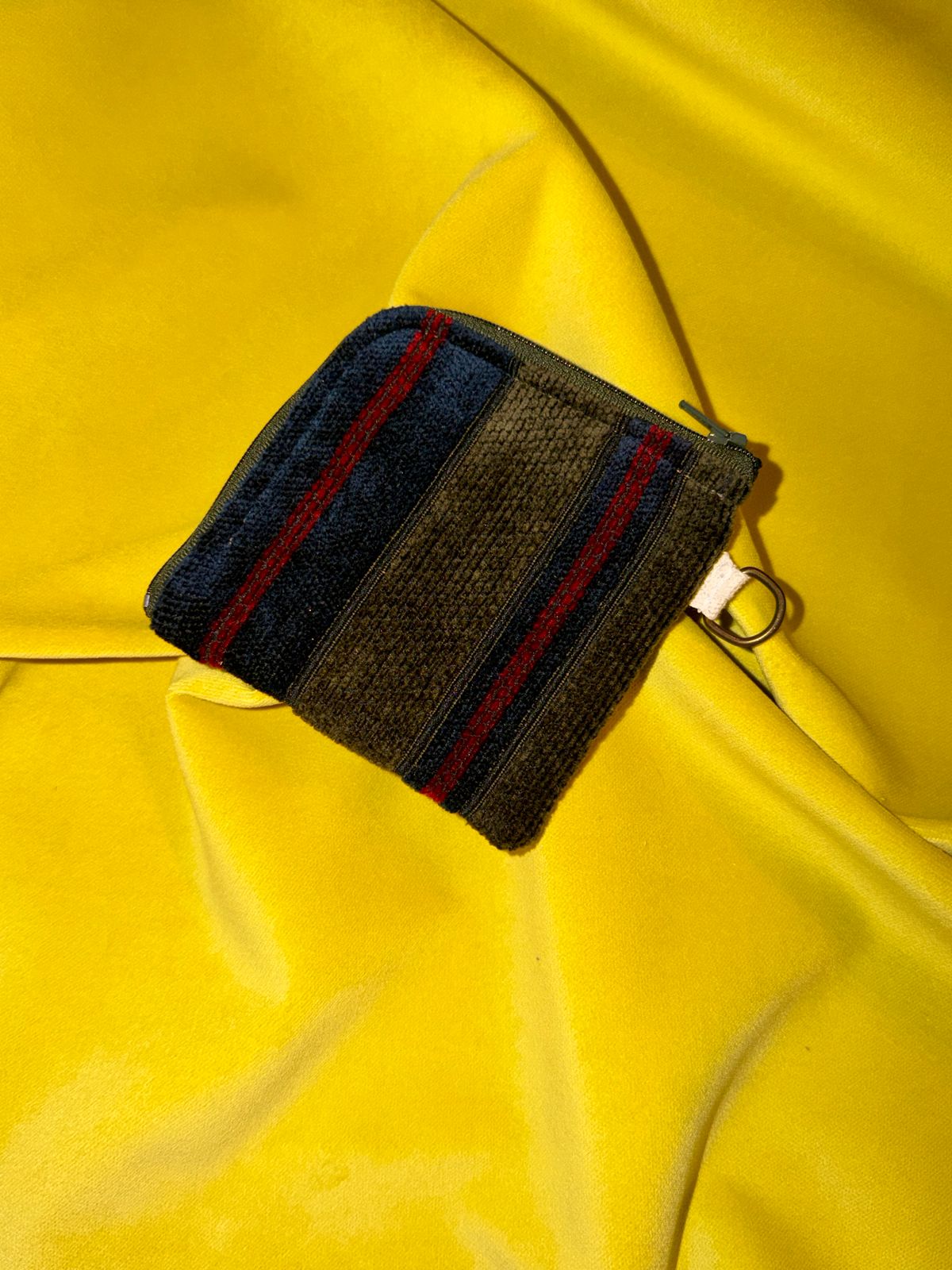 Upcycled Square Wallet