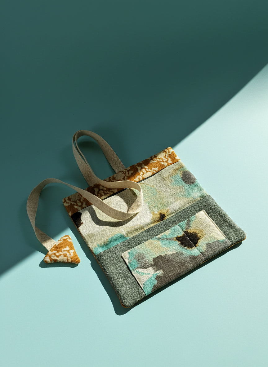 Upcycled multipurpose devil tail pouch