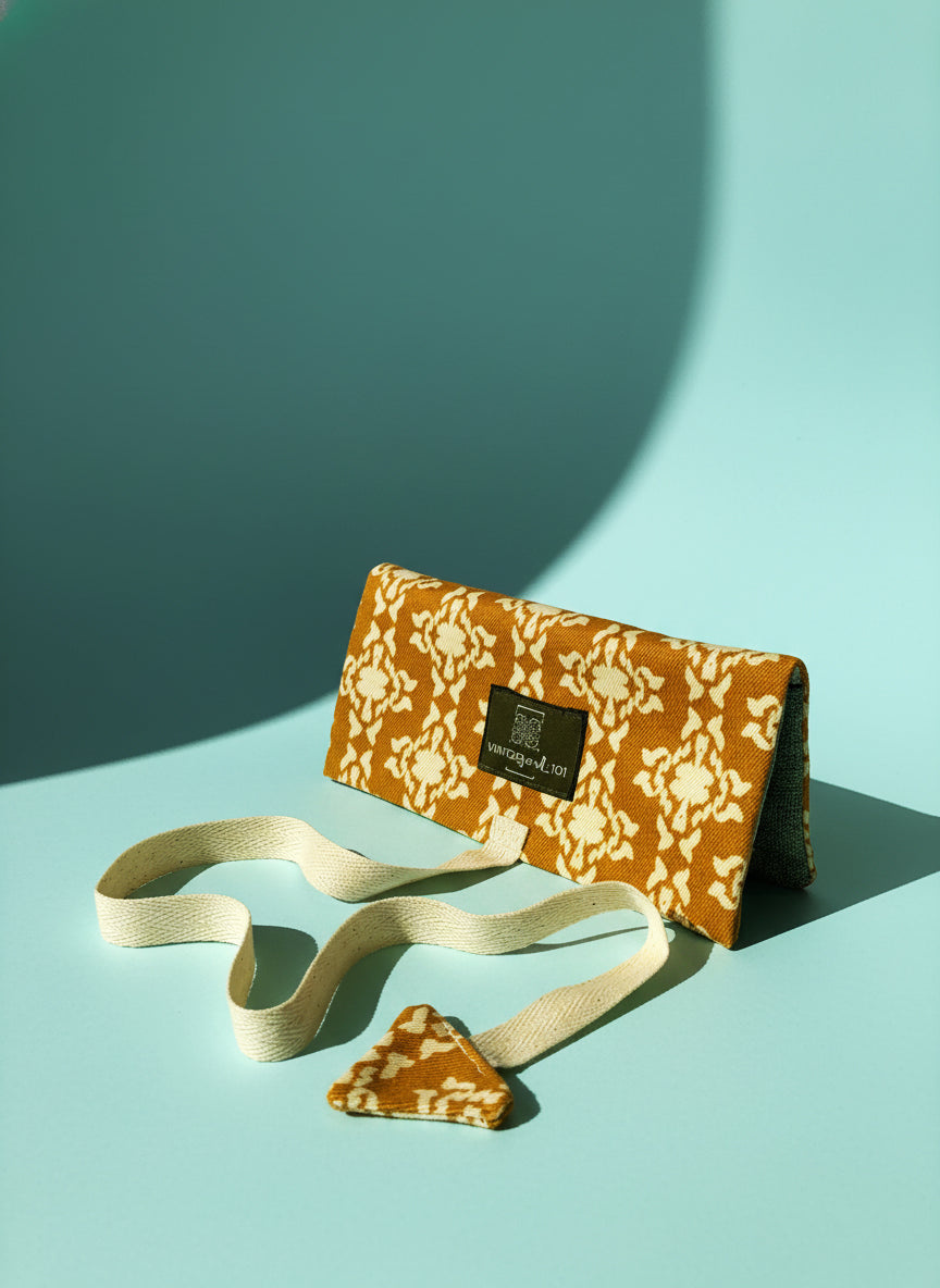 Upcycled multipurpose devil tail pouch