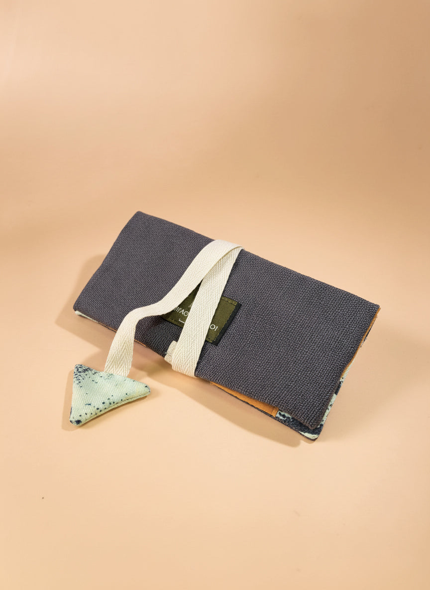 Upcycled multipurpose devil tail pouch