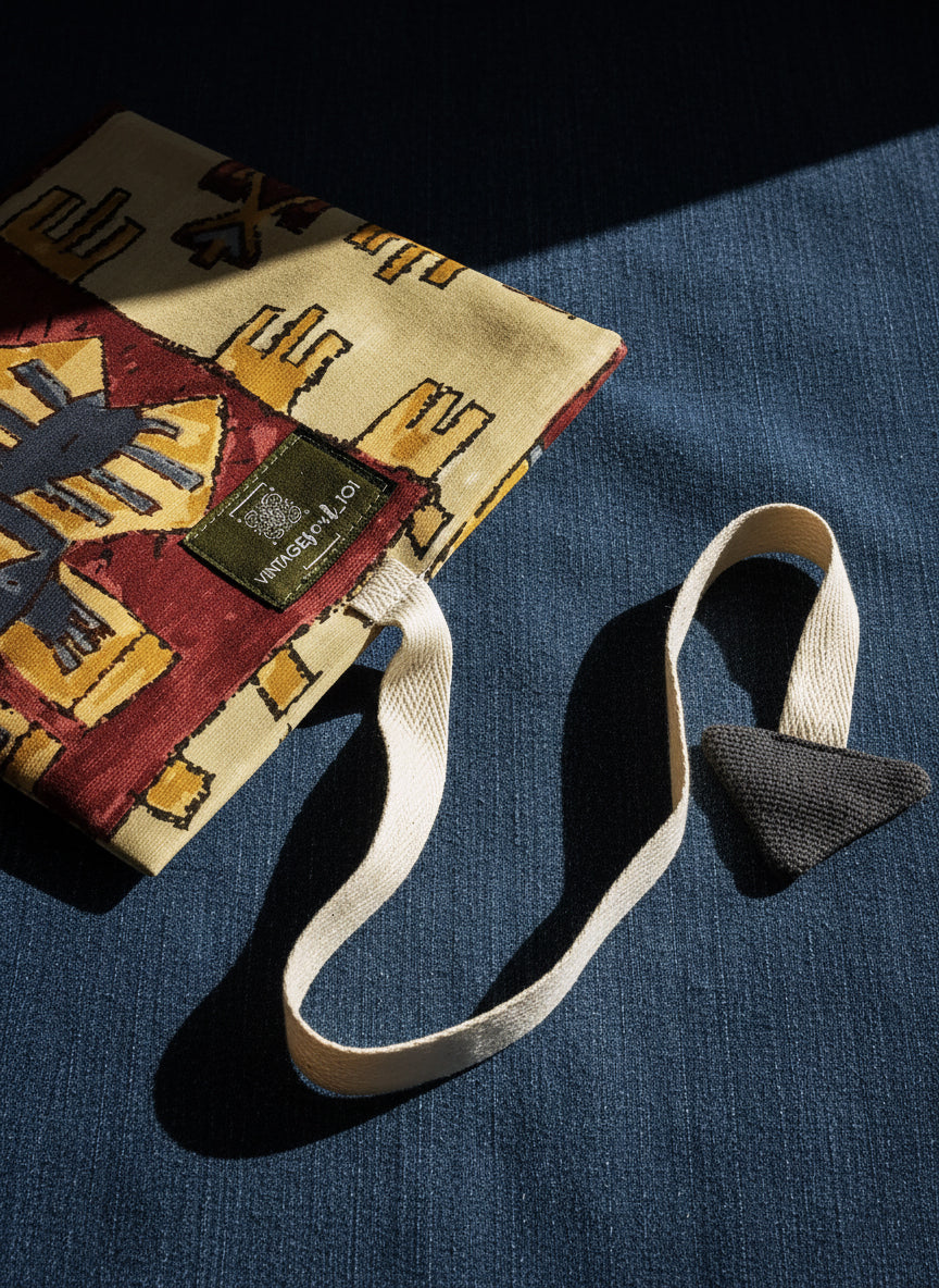 Upcycled multipurpose devil tail pouch