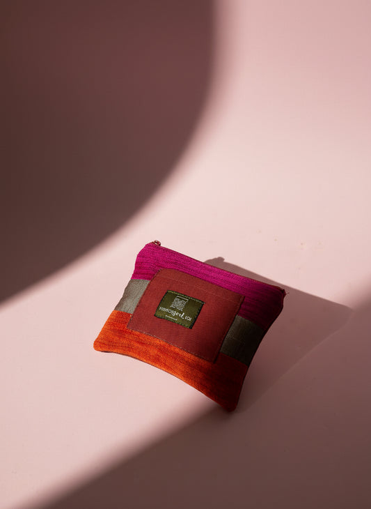 Upcycled mini-pouch