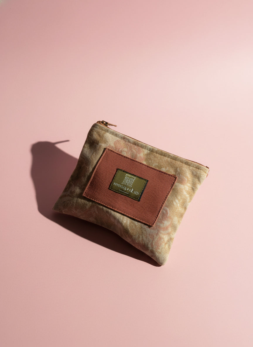 Upcycled mini-pouch