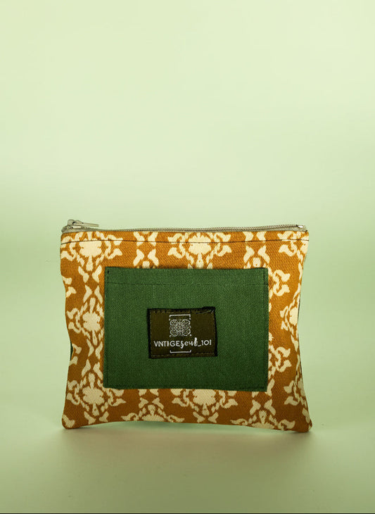 Upcycled mini-pouch