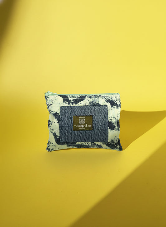 Upcycled mini-pouch