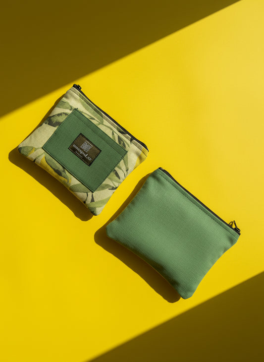 Upcycled mini-pouch