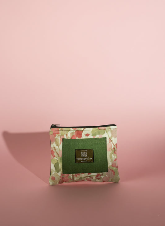 Upcycled mini-pouch