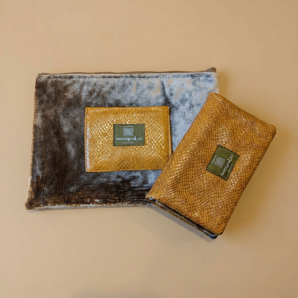 Linear wallet & Mega- pouch Bundle