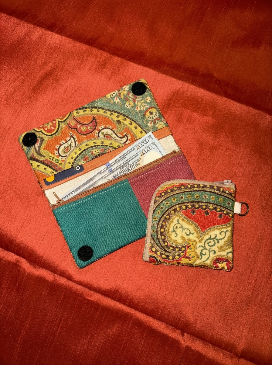 Linear wallet & square wallet Bundle