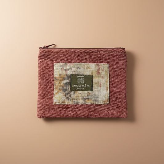Upcycled mini-pouch