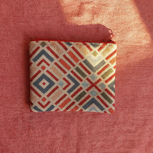 Upcycled mini-pouch