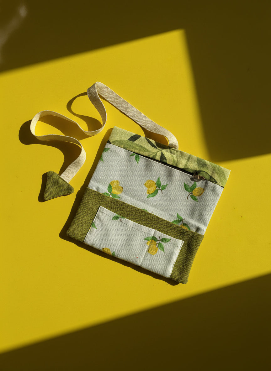 Upcycled multipurpose devil tail pouch