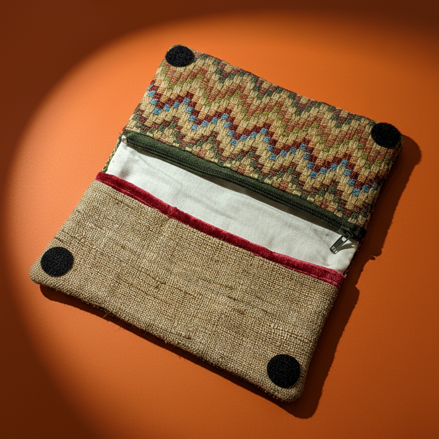 Upcycled Linear Wallet