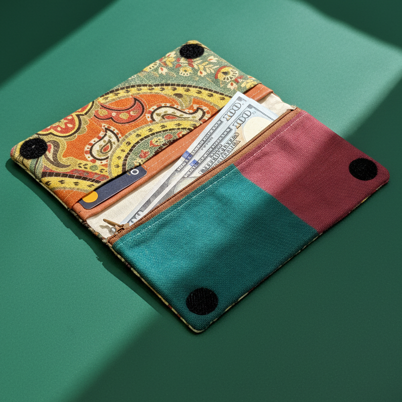 Upcycled Linear Wallet