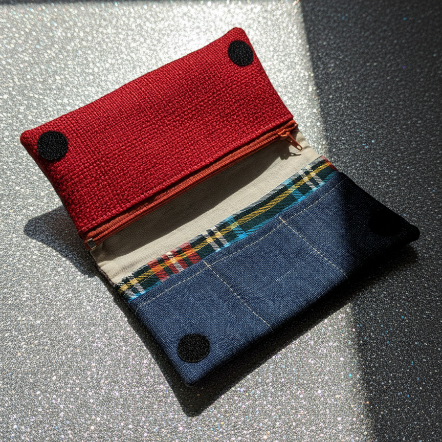 Upcycled Linear Wallet