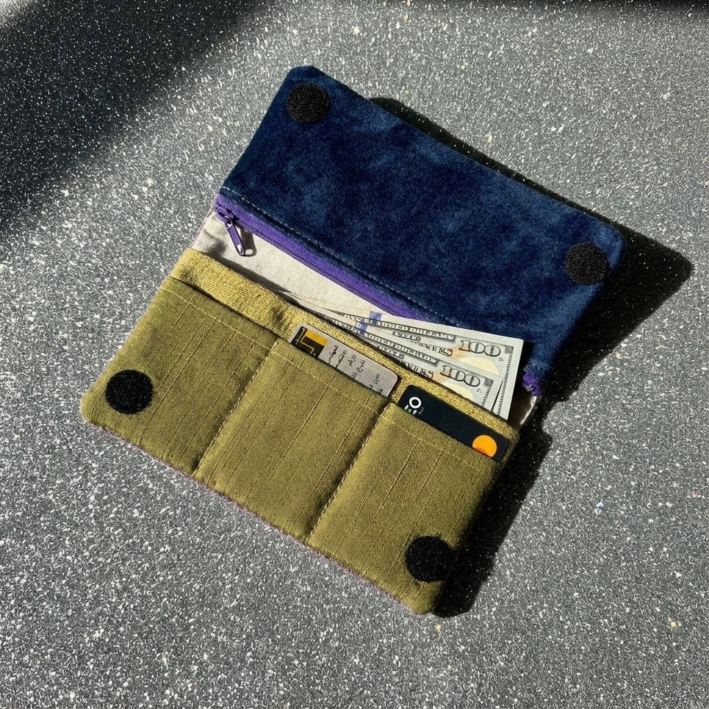 Upcycled Linear Wallet