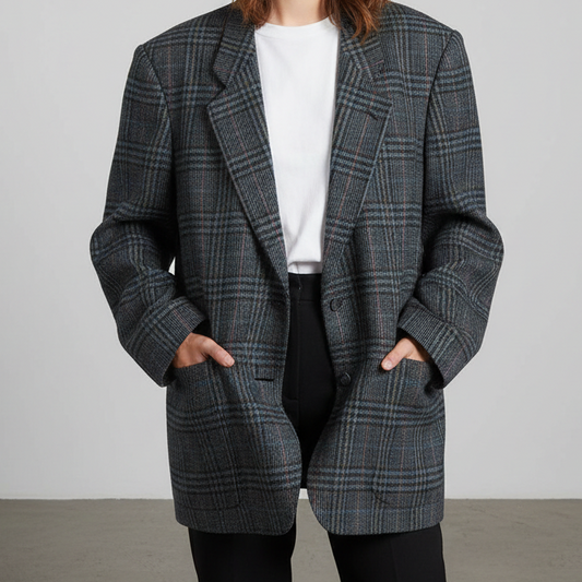 Plaid blazer