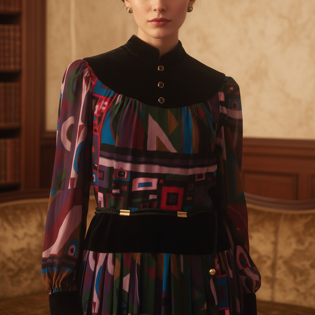 Velvet Classic 70's dress