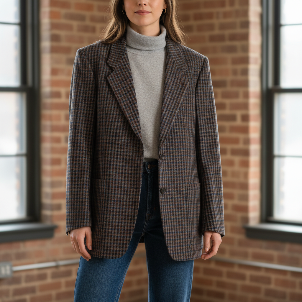 Plaid blazer