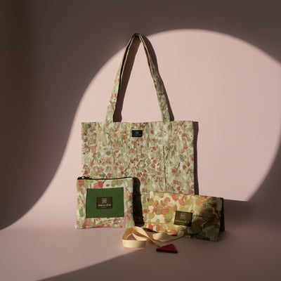 Tote bag, Multipurpose & mini pouch Bundle