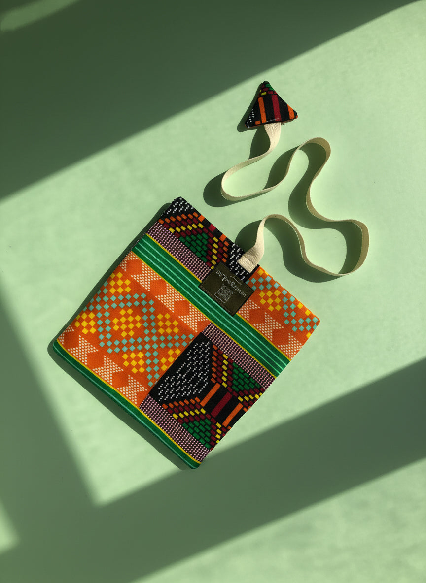 Upcycled multipurpose devil tail pouch