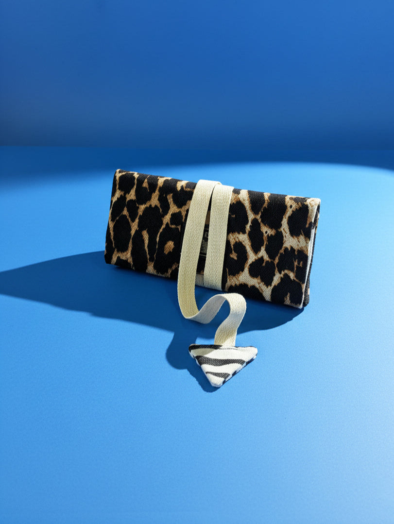 Upcycled multipurpose devil tail pouch