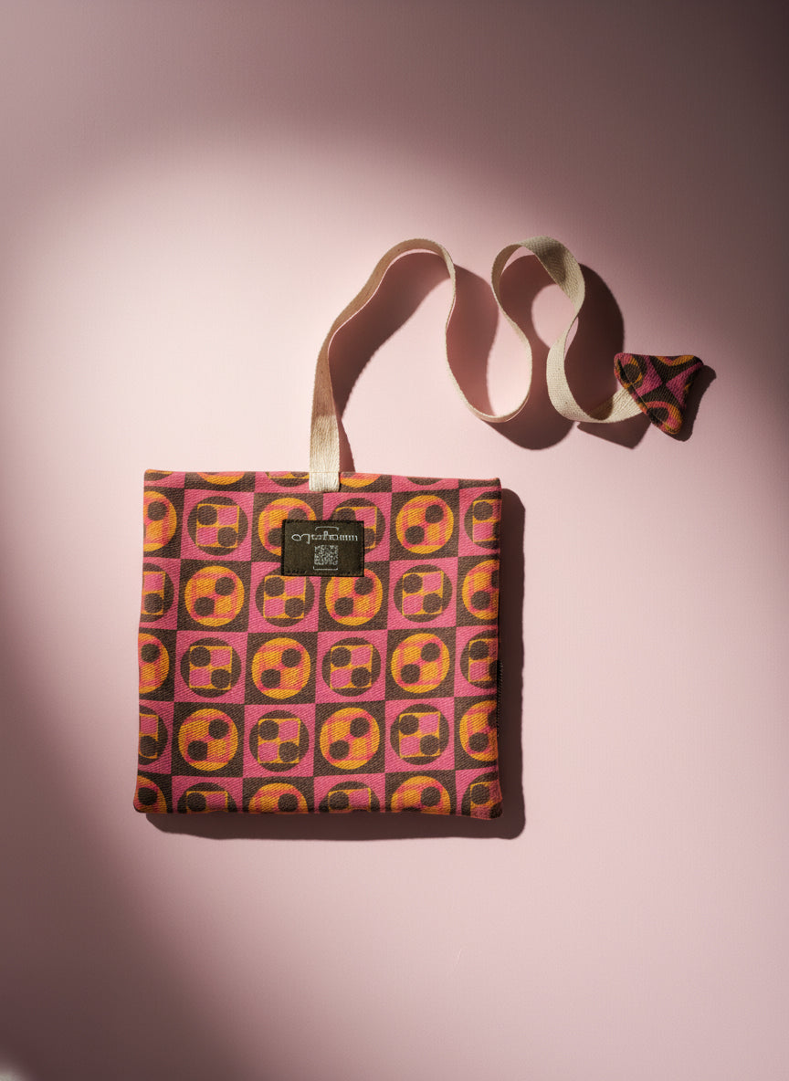 Upcycled multipurpose devil tail pouch