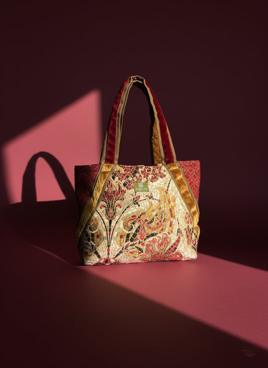 Upcycled shoulder bag
