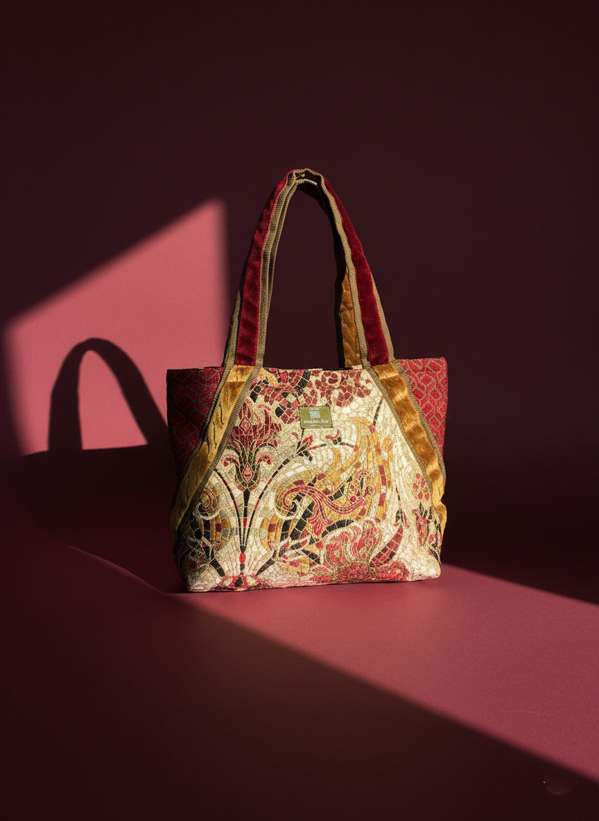 Upcycled shoulder bag