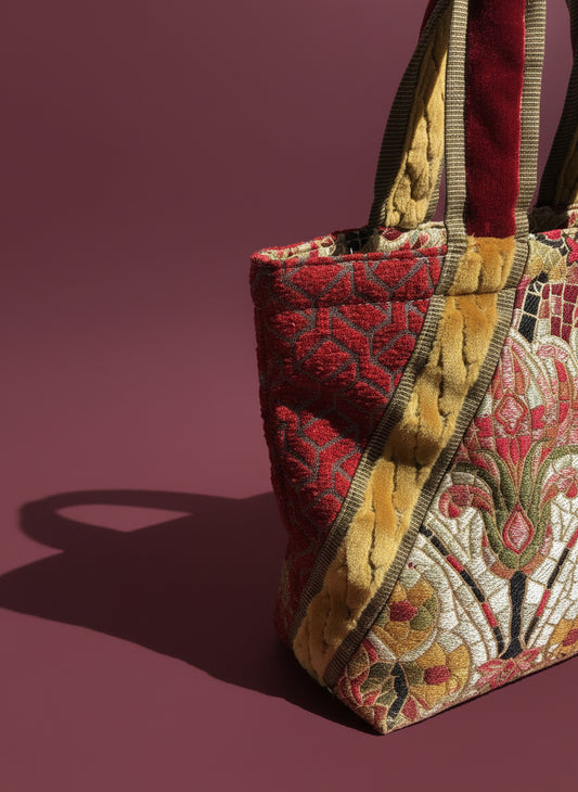 Upcycled shoulder bag