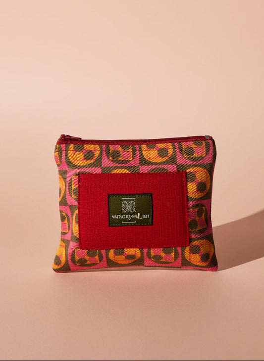 Upcycled mini-pouch