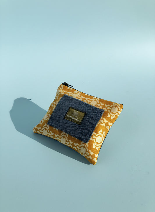 Upcycled mini-pouch